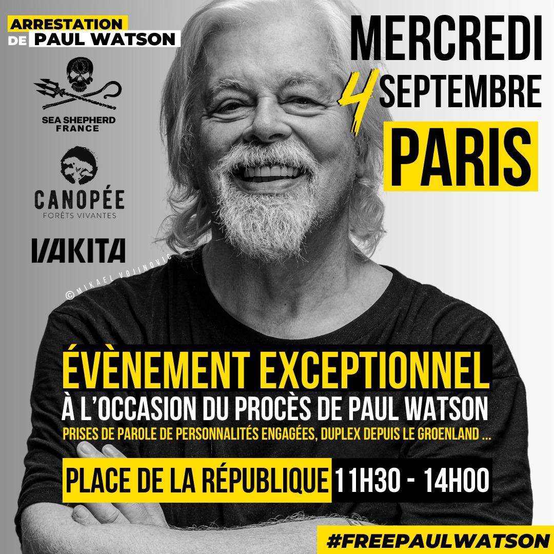 Paul Watson Sea Shepherd France Rassemblement Groenland