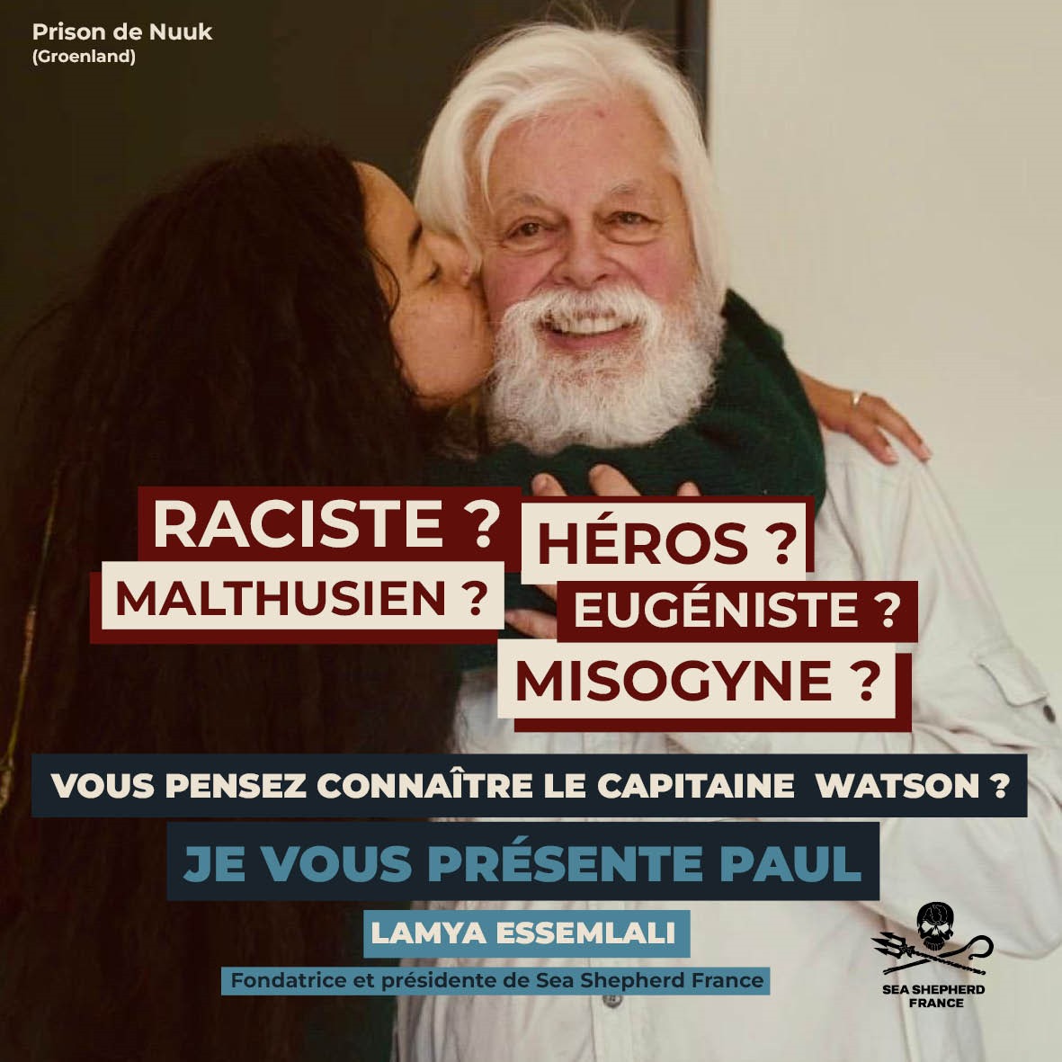 Capitaine Watson Paul Watson Misogyne raciste héros malthusien