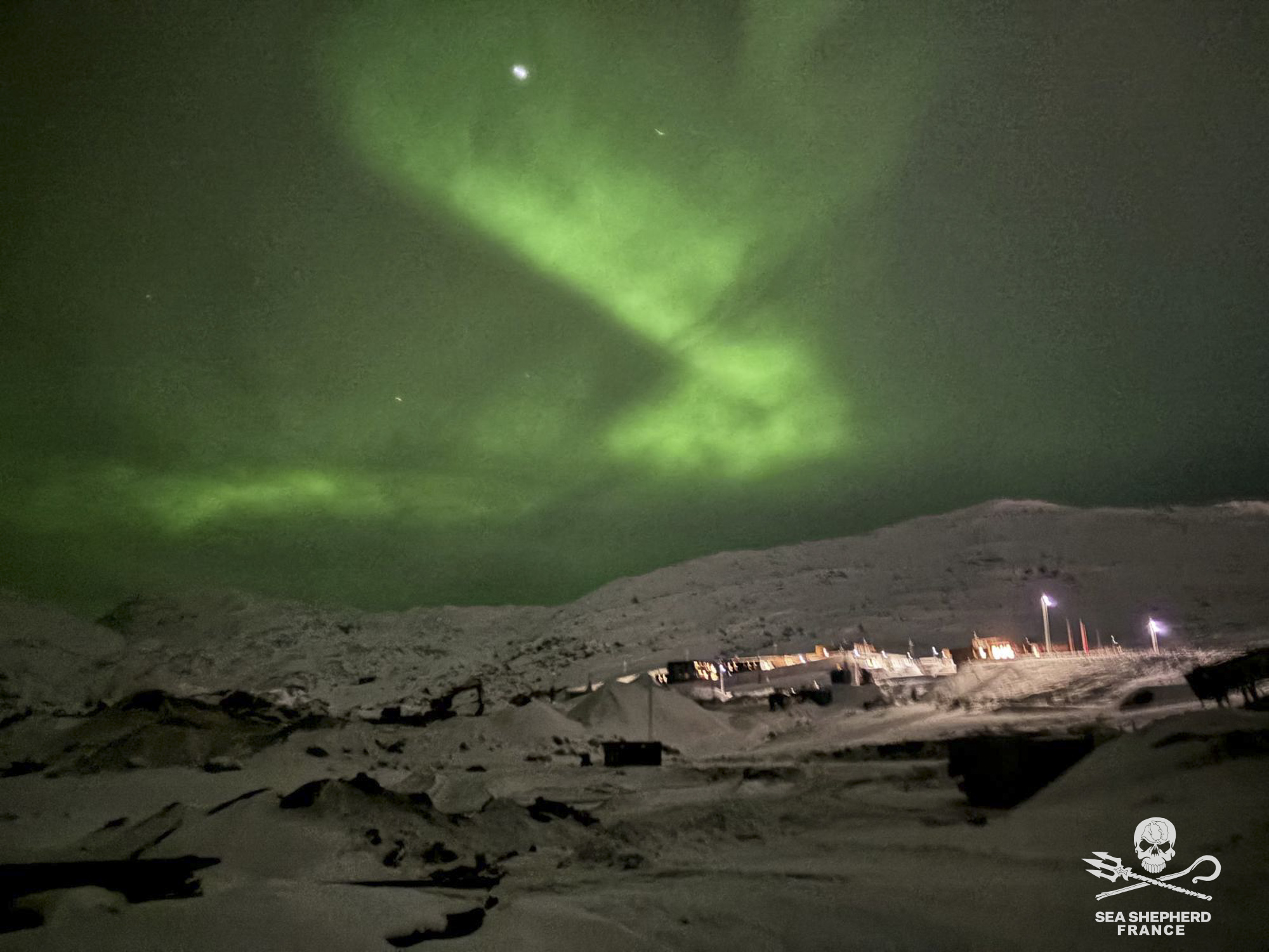 anniversaire Paul Watson aurore boréale Nuuk