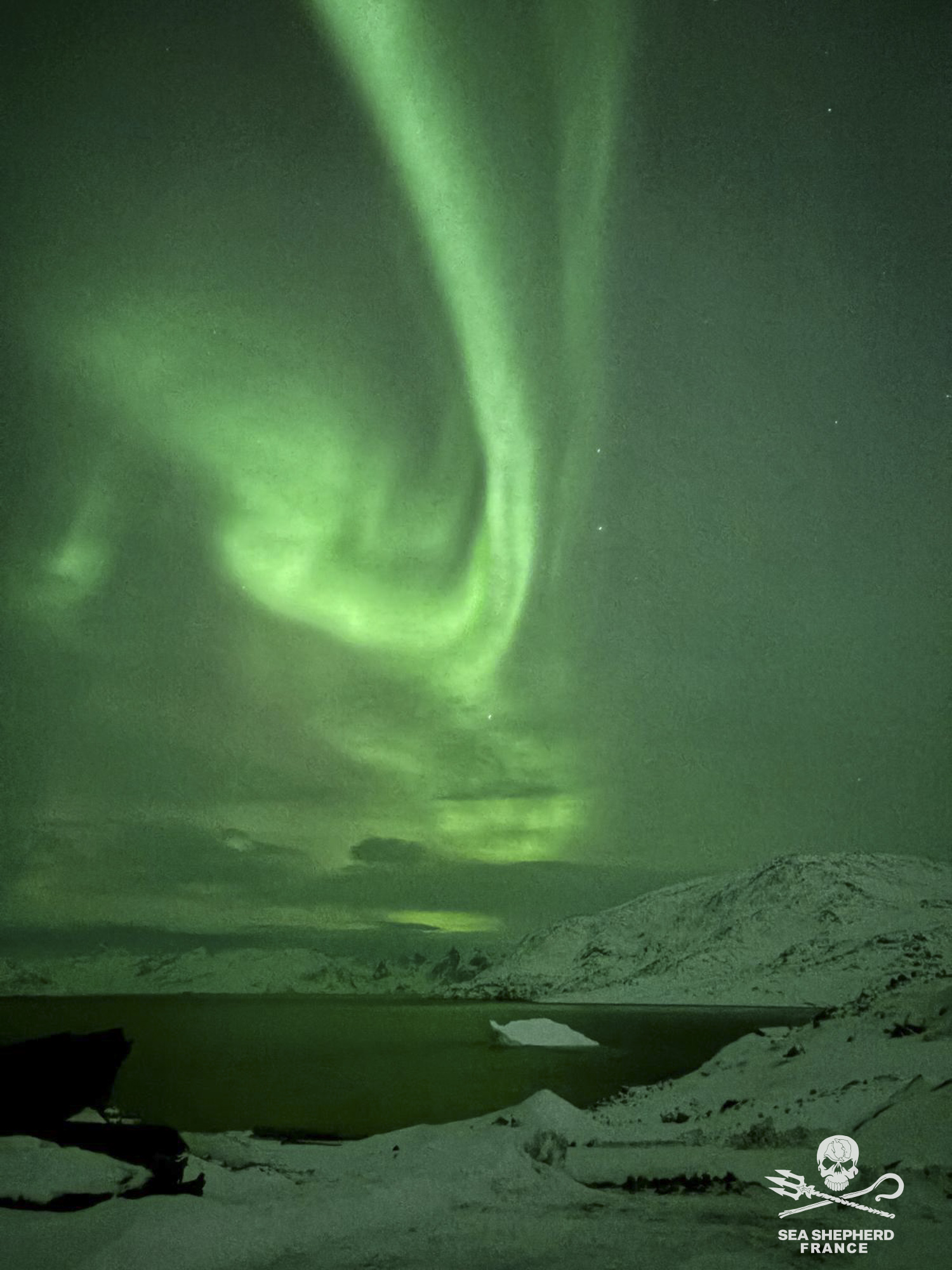 anniversaire Paul Watson aurore boréale Nuuk