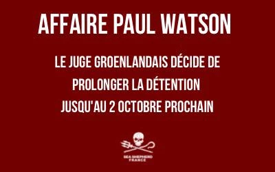 Paul Watson Sea Shepherd France audience Groenland détention