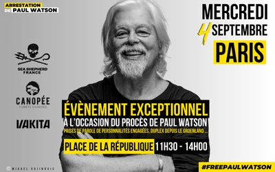 Paul Watson Sea Shepherd France Rassemblement Groenland