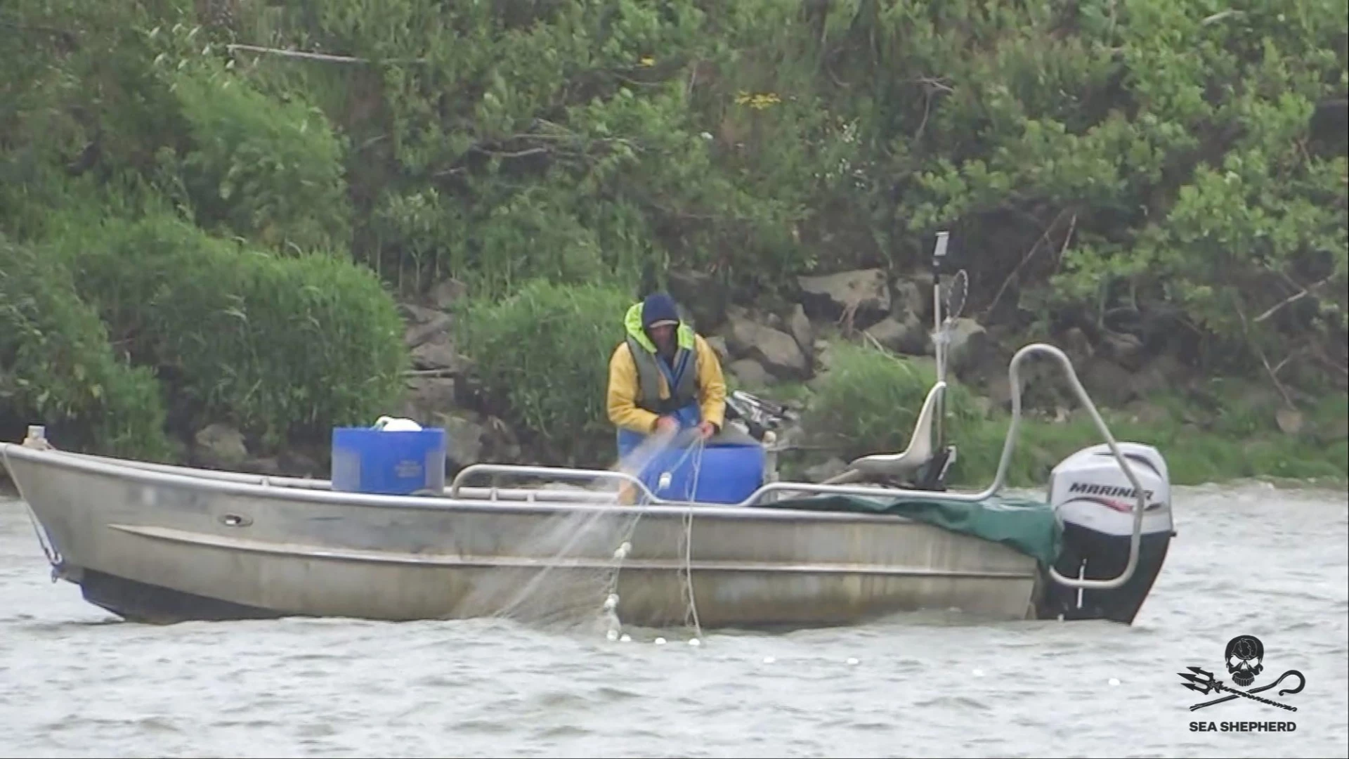 Pêcheur sur l'Adour
