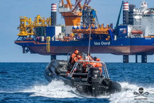 Usine éolienne dans la baie de Saint-Brieuc association