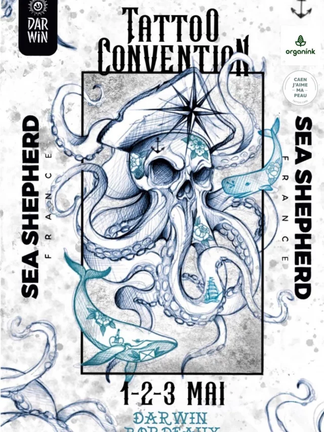 Appel aux artistes ✨️
A vos Agendas. ✨️

En mai prochain, à Bordeaux, Sea Shepherd France lance sa toute première convention tattoo !! 🥳 
Au programme, des artistes tatoueurs et peintres, engagés, mettant leur art au service du vivant. Des conférences, des concerts, des ateliers Kids et plein d’autres surprises ! 
Nous avons eu à coeur de vous offrir une convention en accord avec les valeurs de Sea Shepherd, donc Vegan et Eco responsable. Tout ceci est rendu possible grâce a nos deux principaux partenaires @organink_tattoo et @Caenjaimemapeau

Pour rendre cet événement encore plus exceptionnel, il ne manque plus que toi, l’artiste prêt à s’engager à nos côtés dans cette belle aventure! 
Nous lançons donc aujourd’hui un appel aux artistes tatoueurs !

Si tu souhaites en savoir plus sur les conditions de participation et postuler, merci de nous faire parvenir ta candidature par mail à l’adresse suivante artiste@seashepherd.fr. 

Important : Merci de joindre à ton mail les liens vers tes réseaux sociaux ou si tu n’en possède pas, quelque photos de ton travail.

À noter : nous disposons d’un nombre de place limitées, merci de rester ouvert à l’éventualité qu’on ne puisse donner une suite favorable à ta candidature.

Les fonds levés à l’occasion de l’événement viendront directement financer nos actions de terrain pour l’océan et les animaux marins 🐋

Community managers des RS de la convention : Dany Lambert. 

Credit affiche : Laeti Ripper @laetiripper  Suivez les actus sur @sea_shepherd_tattoo_convention